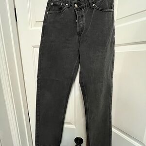 Princess Polly Charcoal Denim Jeans